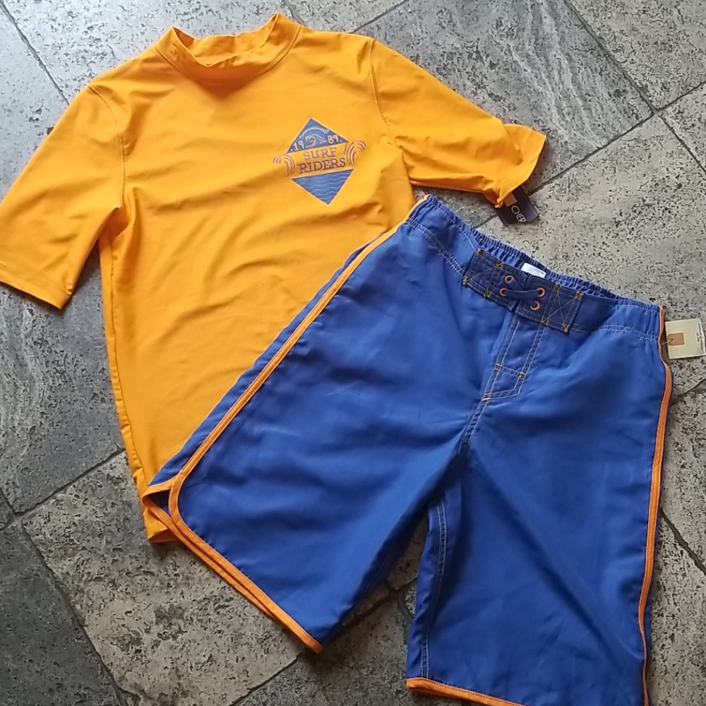 Boys swim set UV protection